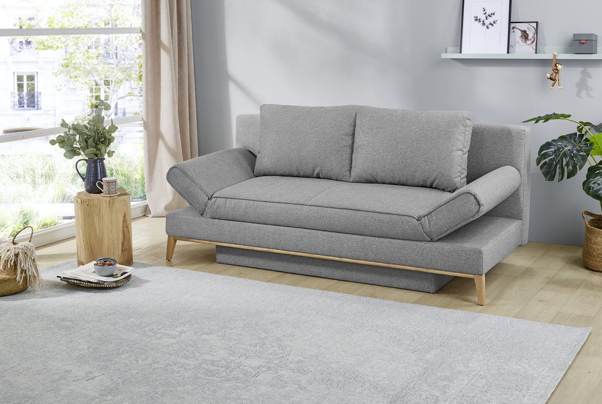 Schlafsofa Yella - Gästebett und Bettkasten - LF ca. 189x138cm